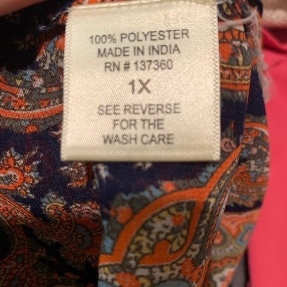 Love 4 Truth sleeveless top size 1x EUC - Picture 6 of 6